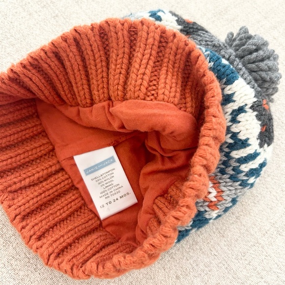 Janie and Jack Winter Hat Size 12-24 Months - Picture 3 of 3